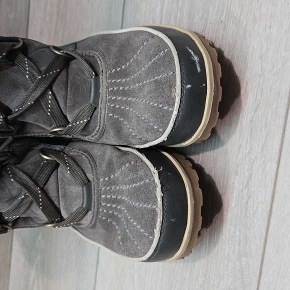 Sorel Women Leather Insulated lined boots shoes sz 9 - Picture 4 of 14